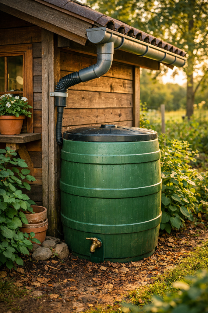 Regenwasser auffangen